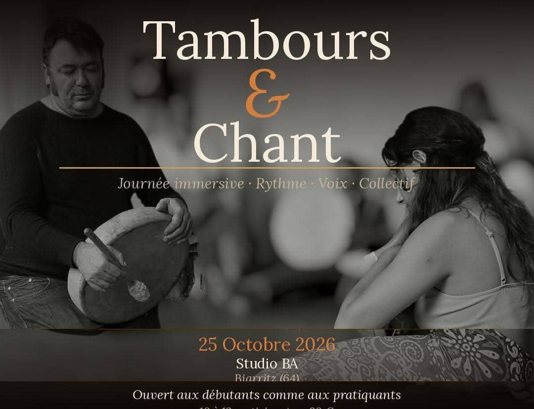 Tambours & Chant — Studio BA (25 Octobre)