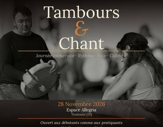 Tambours & Chant — Espace Allegria (28 Novembre)