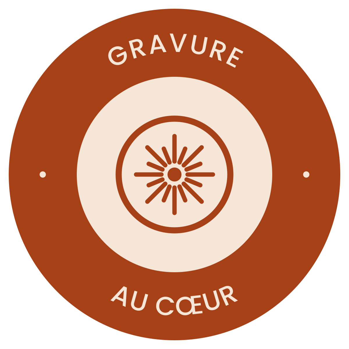 Gravure au cœur