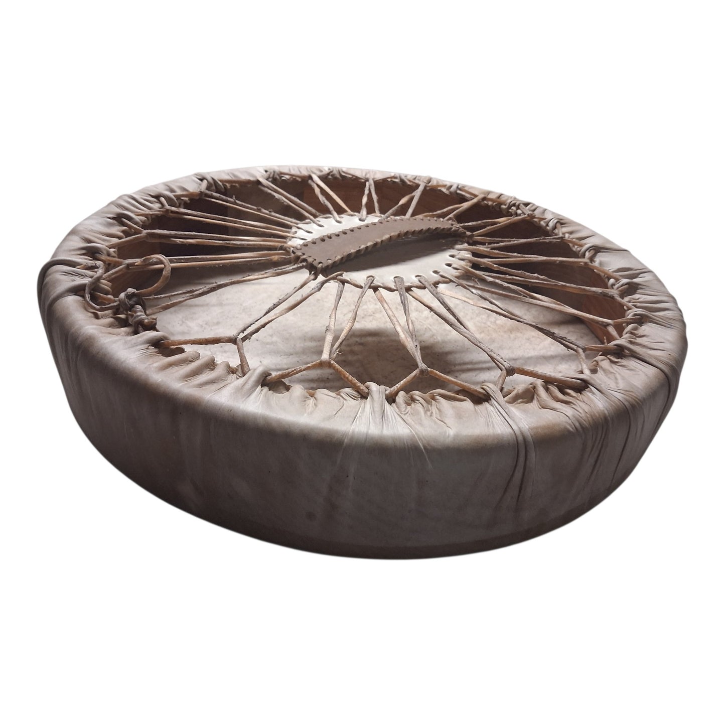 Tambour Pyrénéen peau de Cheval 42cm — Cadre multi-essences