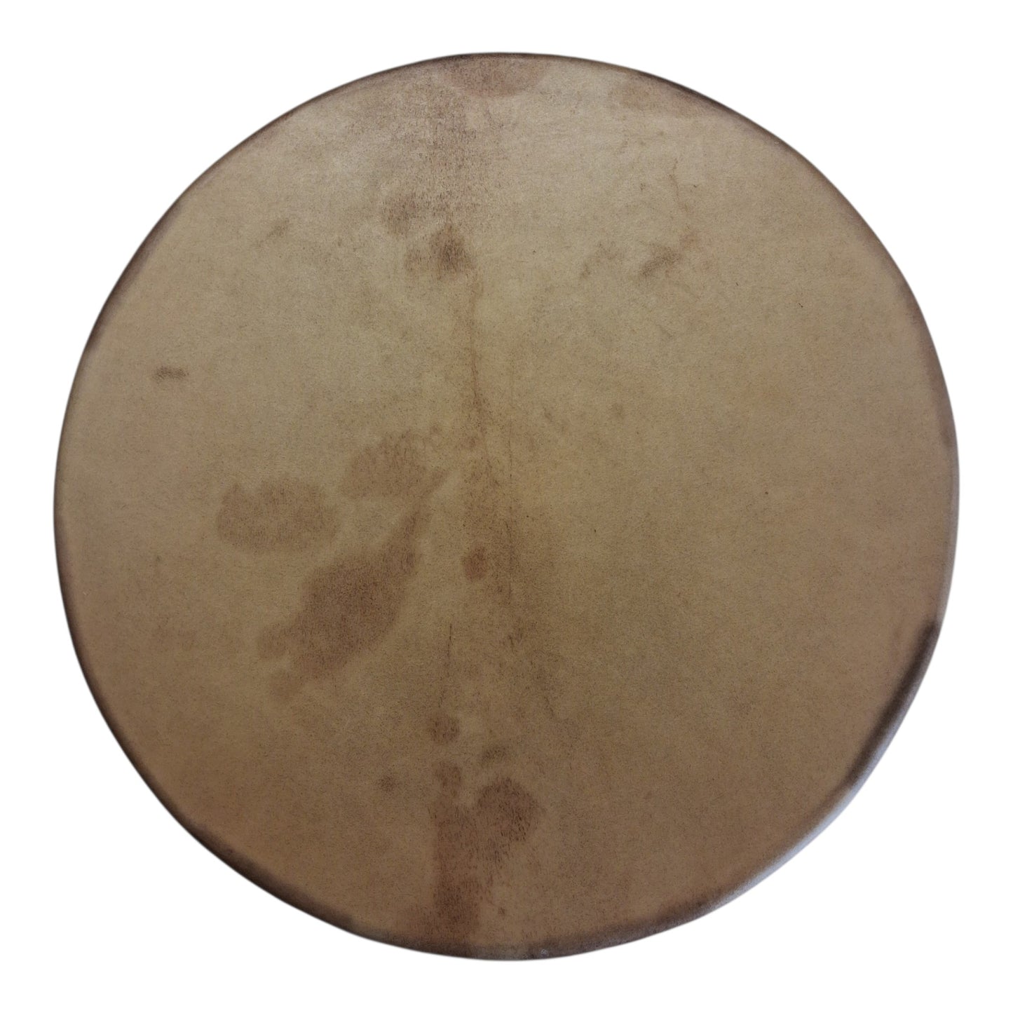 Tambour artisanal peau de Daim 42cm — Cadre multi-essences