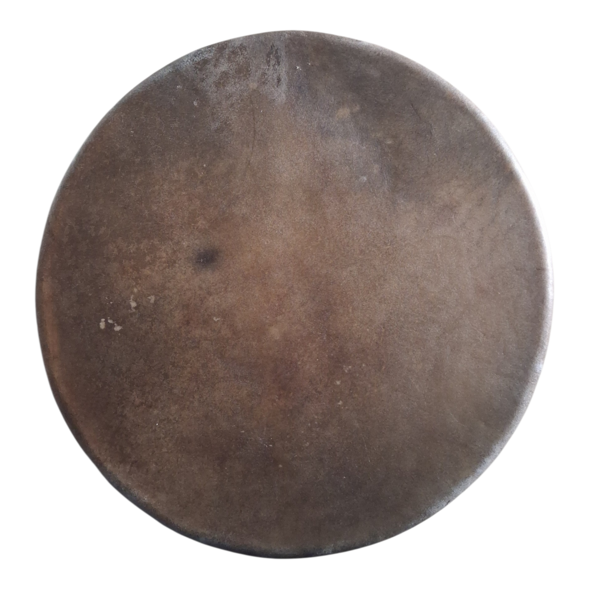 Tambour chamanique pyrénéen artisanal peau de cheval 38 cm gravure Mandala 1 - Tambours Sacrés Pays Basque